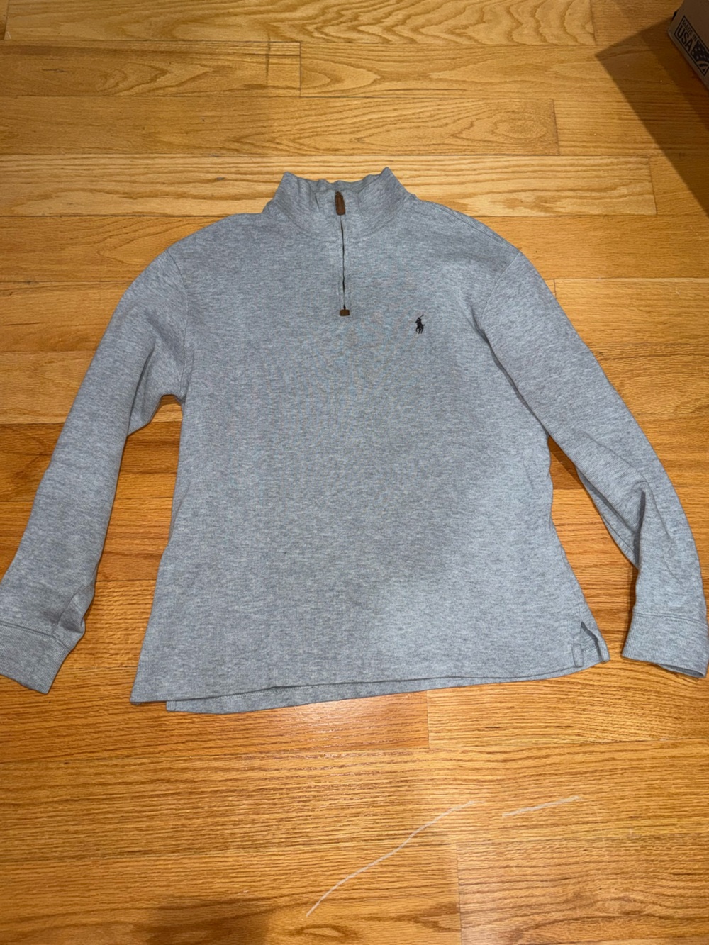 Polo by Ralph Lauren Heather Gray Half-Zip Pullover